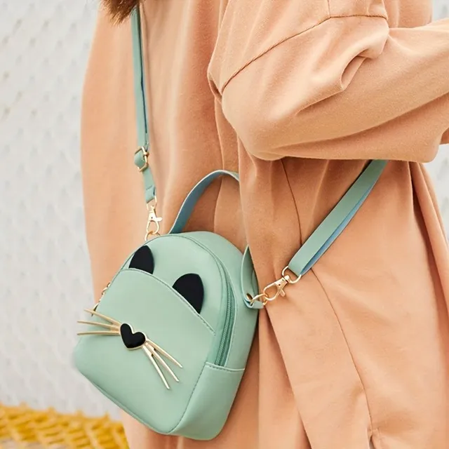 Fashion crossbody bag with cartoon printing