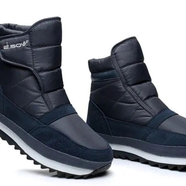 Zimowe buty męskie z Velcro - 2 kolory