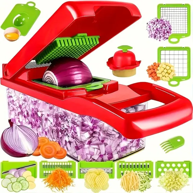 14v1 Universal kitchen cleaver: Fast and easy preparation of food within reach