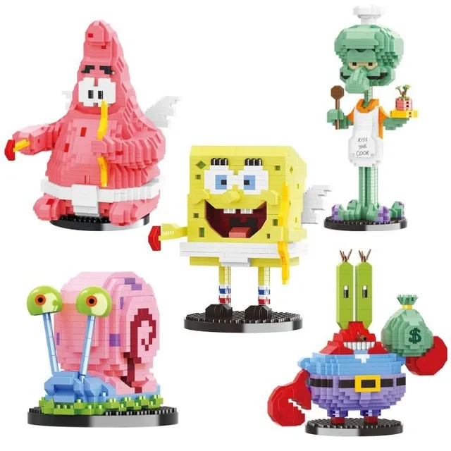 Stavebnice postav SpongeBob SquarePants a jeho kamarádi