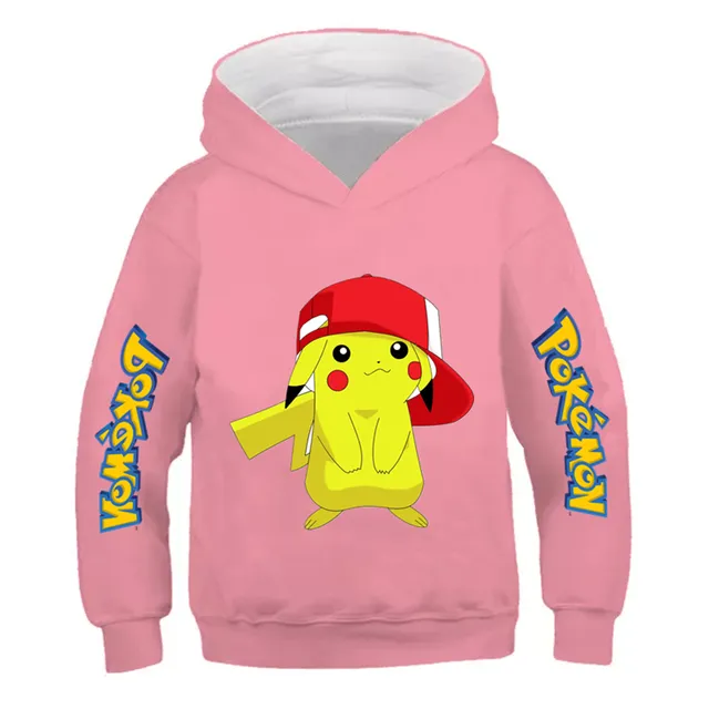 Gyerekek modern pulóver Pokémon motívummal