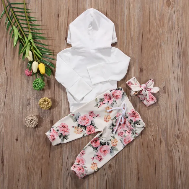 Girls infant spring and autumn sports set