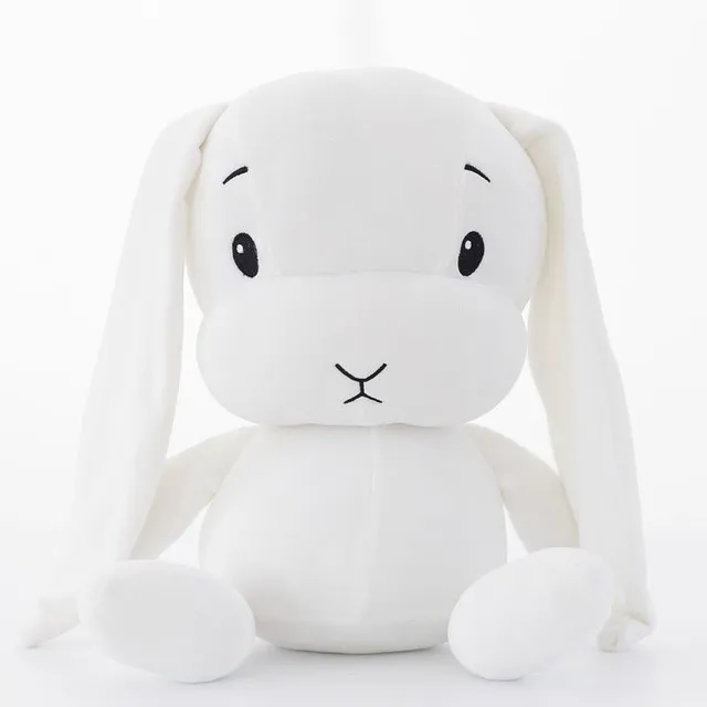 Joli lapin en peluche disponible en trois couleurs