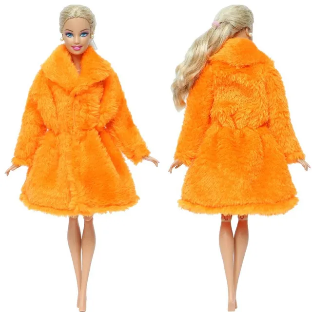Soft coat for Barbie doll 16