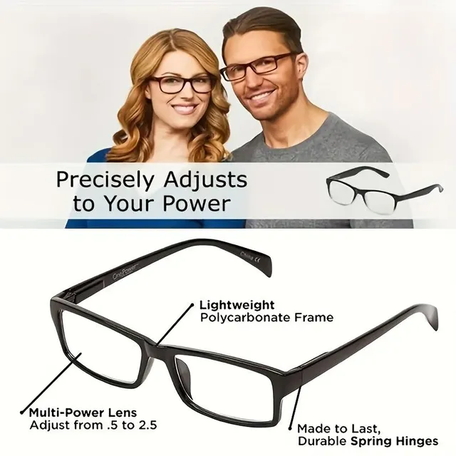 Nové multifokální brýle na čtení pro ženy a muže - Automatické bifokální brýle pro všechny
