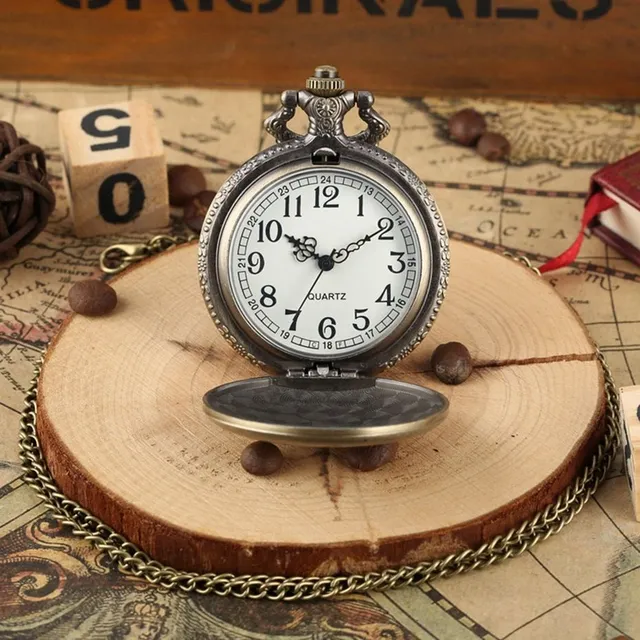 Vintage kapesní hodinky pro rybáře