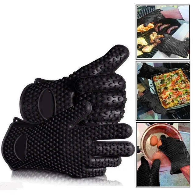 Silicone kitchen gloves