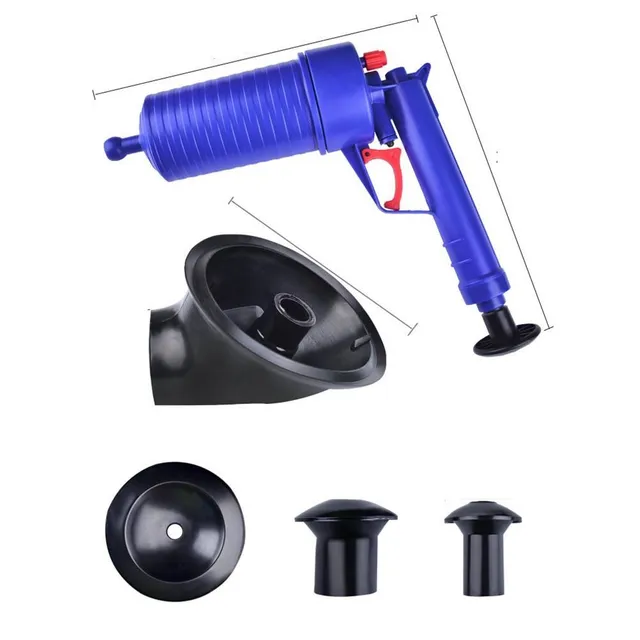 Clogged Drain Pipe High Pressure Toilet Piston Remover Drain Blaster Air Drain Cleaner Hand Pneumatic Dredging Tools