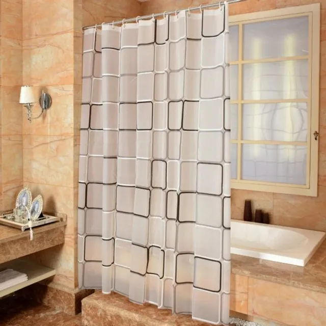 Bathroom shower curtain