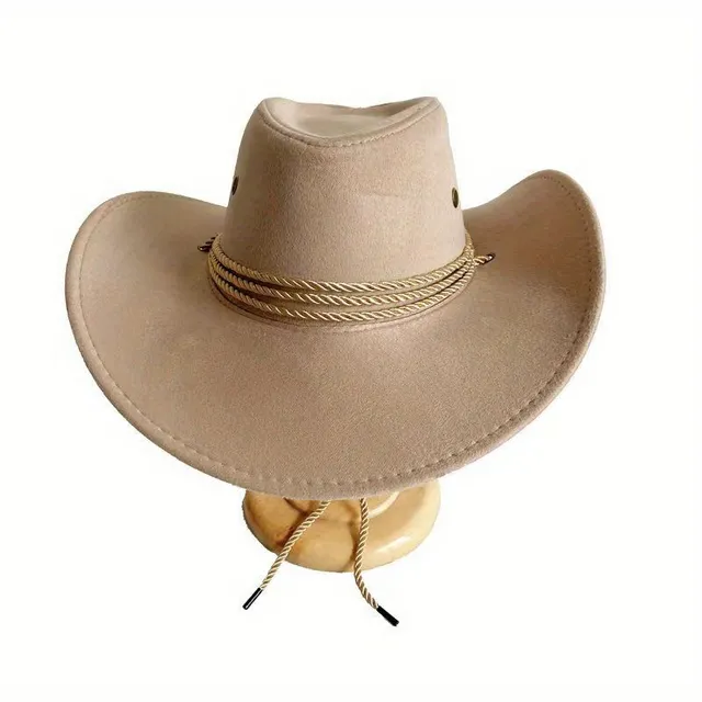 Universal Western Cowboy Hat - Solid Color Classic Hat For Men I Women