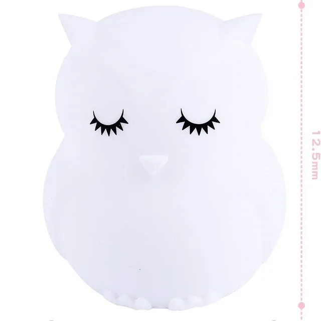 Silicone night LED light - Owl