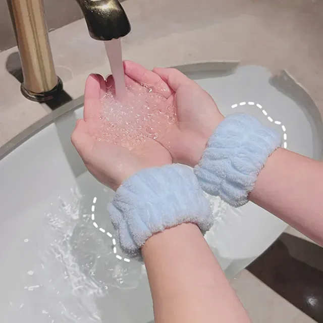 Wielokrotnie używane miękkie bransoletki do mycia twarzy z mikrof