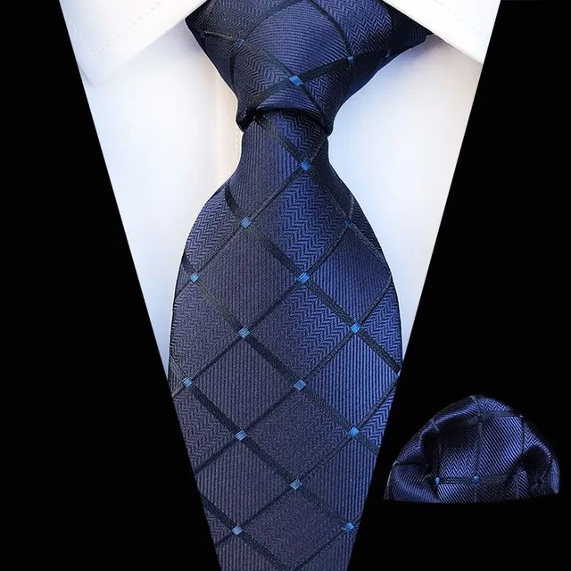 Luxury men's silk tie