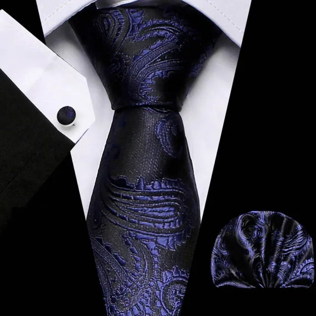 Luxury men's silk tie