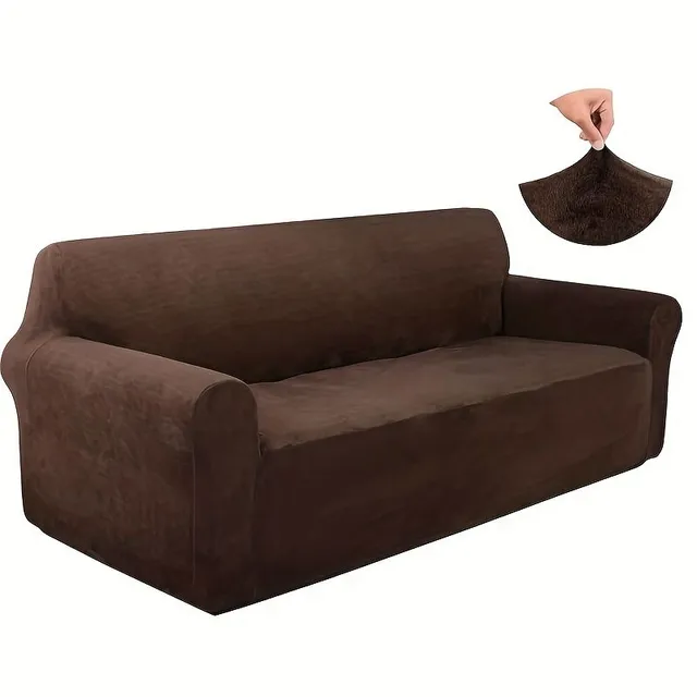 Universal, elastic sofa cover with anti-slip treatment - protection of furniture