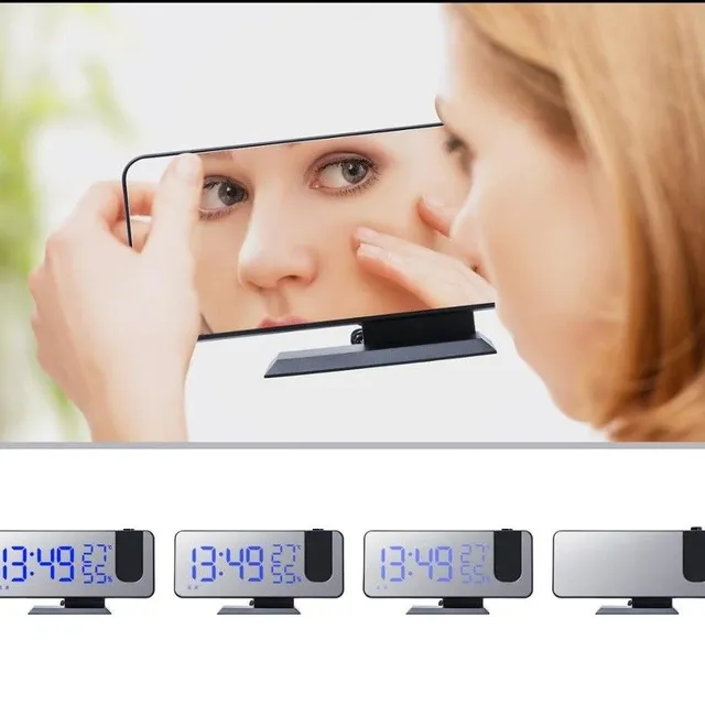 Digital radio alarm clock