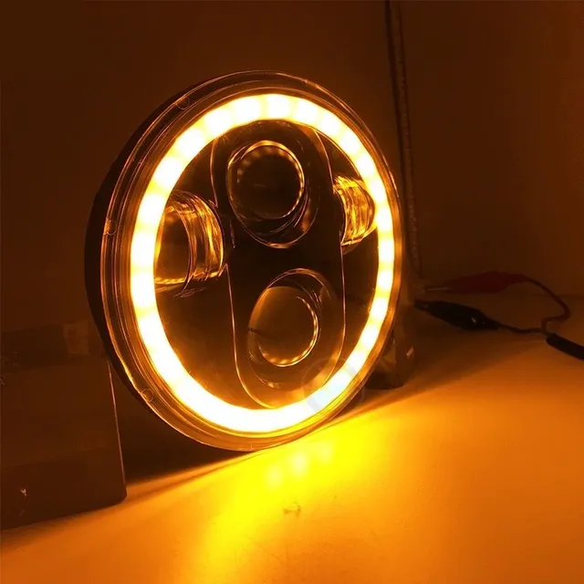 Round headlight for motorcycle