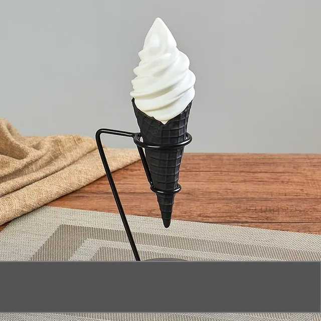 Simulated shining DIY ice cream cone made of plastic