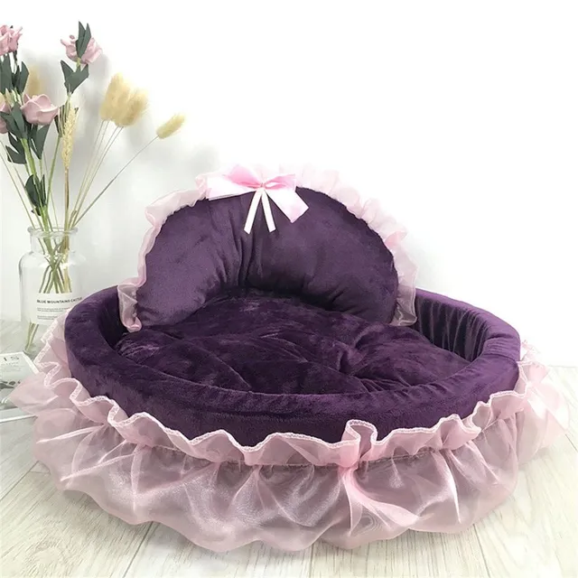 Luxury dog and cat bed in the style of a cot - several variants