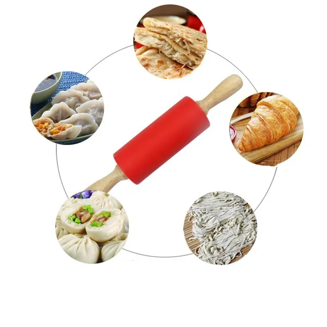 Silicone dough roller