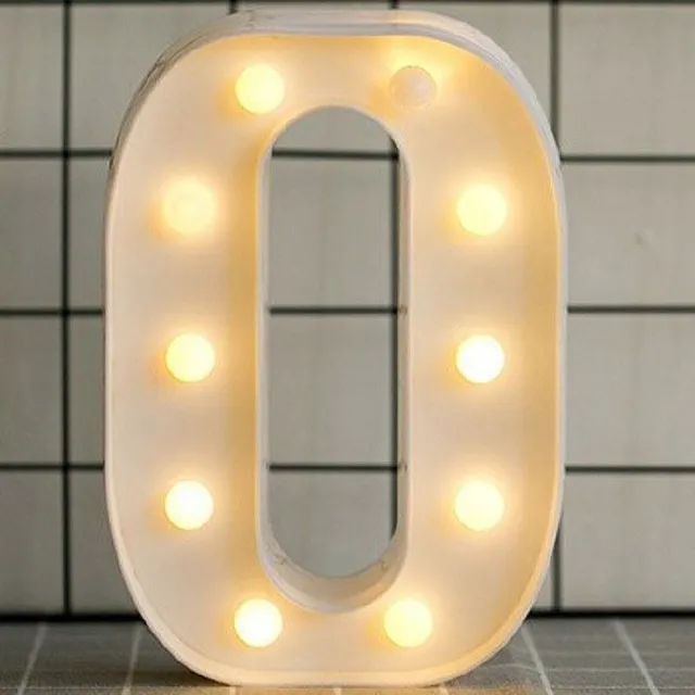 Decorative illuminating letters