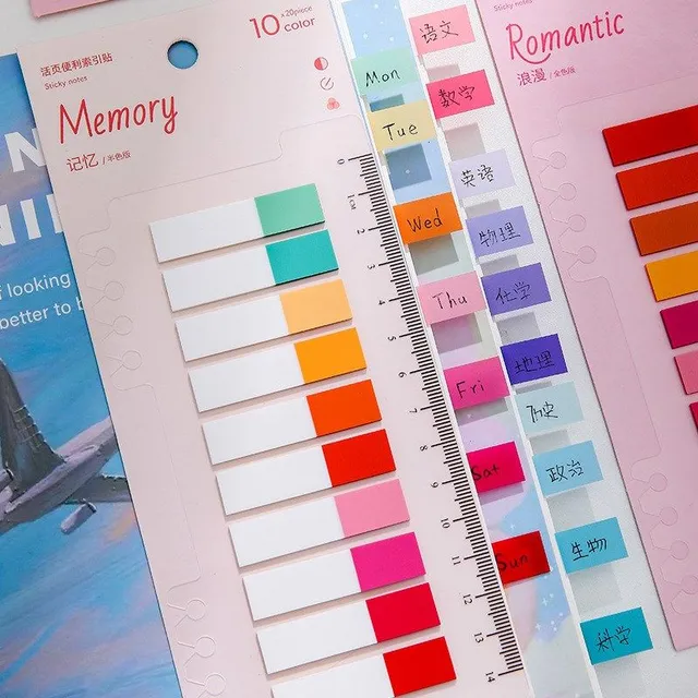 Luxus stílusú színes modern trend ragadós papír kiemelése szöveg 200 db