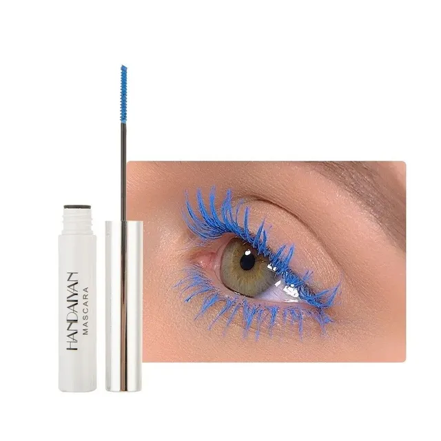 Color mascara with long-lasting effect Fast-dry mascara with color effect on the extension of algae