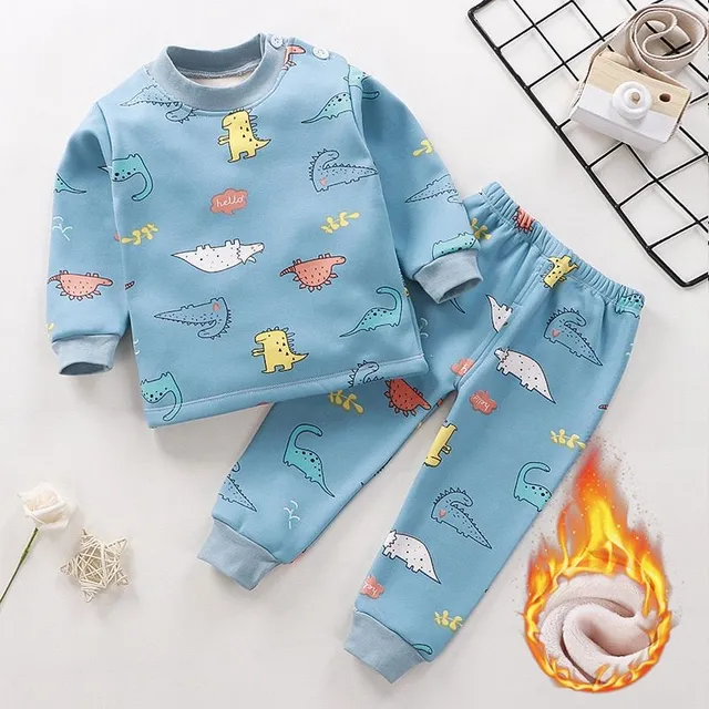 Children's cute pajamas for cold nights