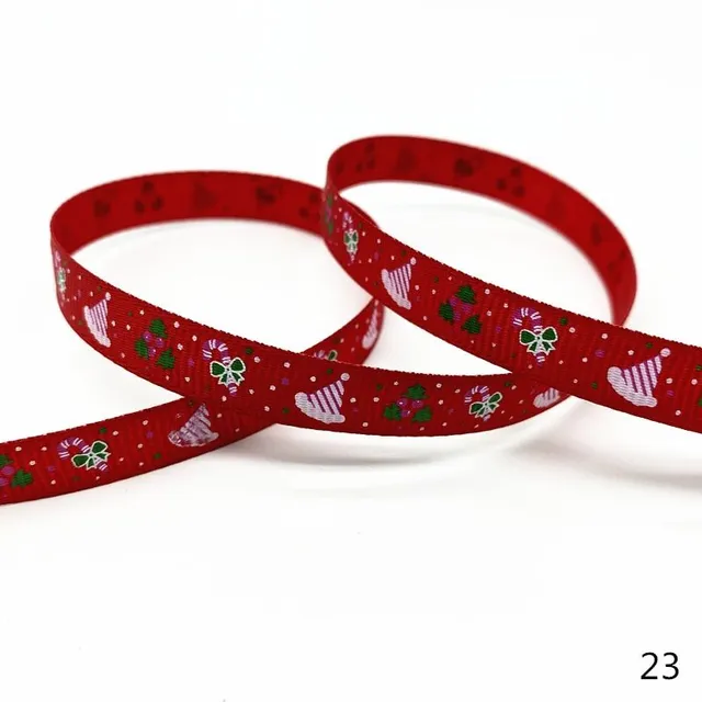 Christmas ribbon with print