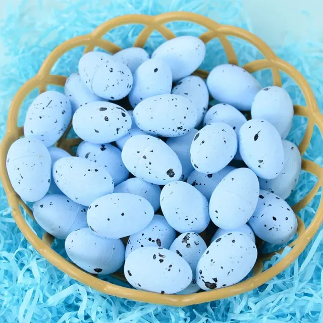 20/50 pcs colorful mini Easter foam eggs - set for decoration