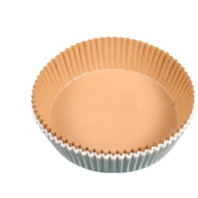Non-stick round baking paper for fryer - 50pcs