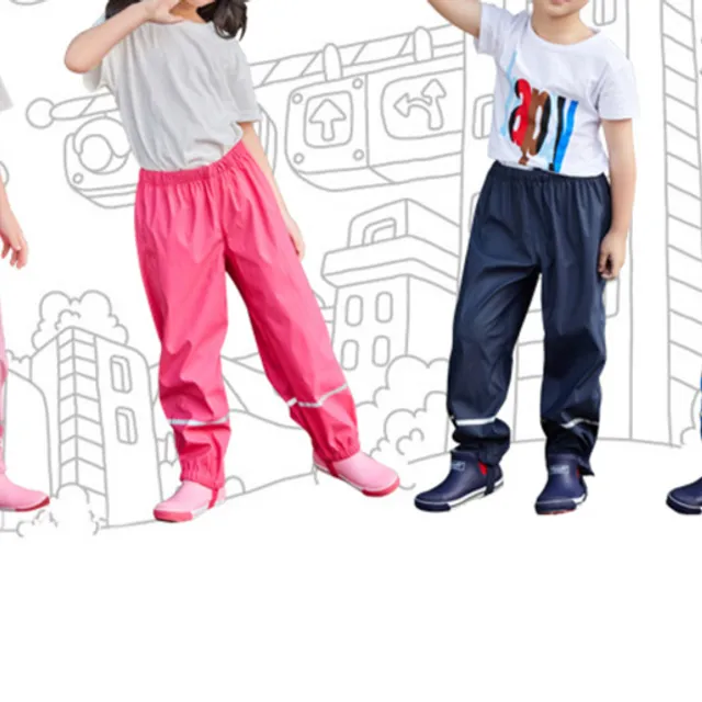 Children's breathable waterproof trousers - unisex