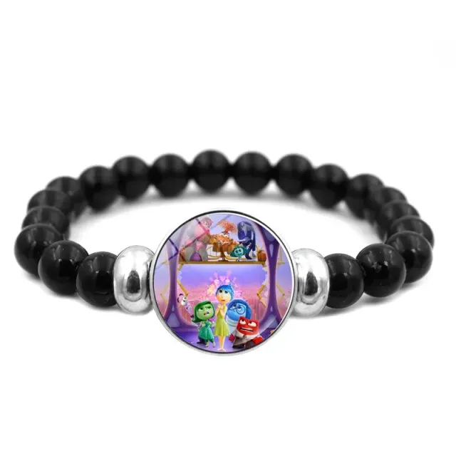 Colorful baby bead bracelet with pictured figure from a fairy tale In the head 2 - Inside Out 2