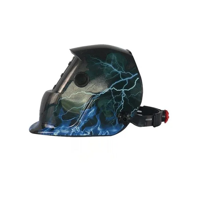 Self- eclipse welding helmet with solar power Dimmer helmet for welding with adjustable range of shades 30 x 20 x 22 cm