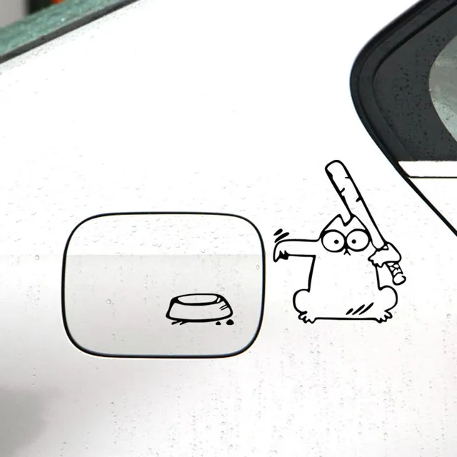 Funny stickers for fuel tank cap