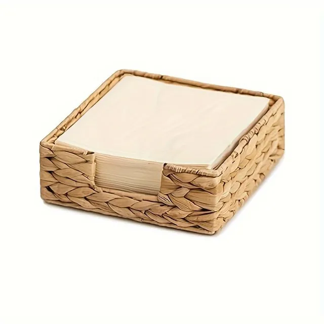 1pc Knitted napkin holder made of natural material