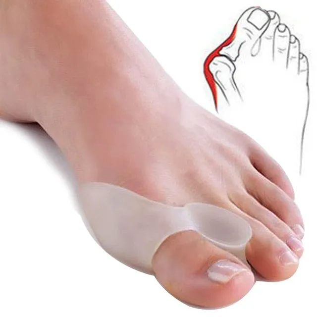 Toe Corrector Ortics Lábápolás Csontlábujj Javítás Puha Pedikűr Zokni Toe Kiegyenesítő Szilikonujj Szeparátor