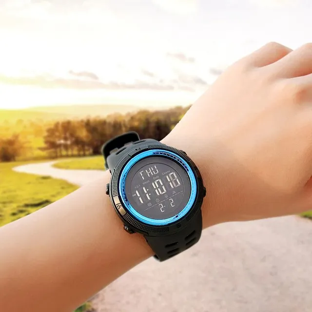 Multifunction waterproof digital watch