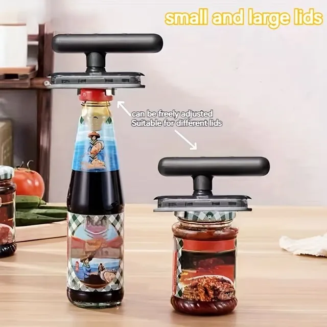 Adjustable can opener, multifunctional ABS can opener and bottles