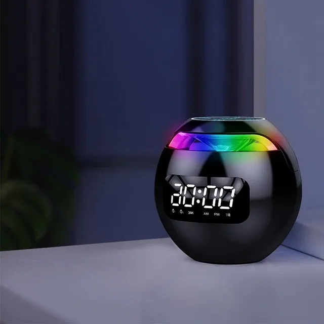 Alarm clock with LED display and bluetooth