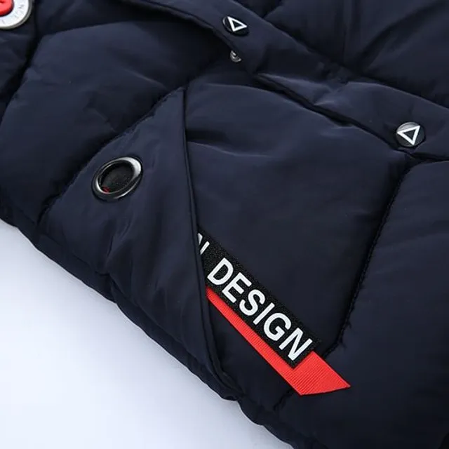 Palton lung de iarnă matlasat pentru copii DesignStar