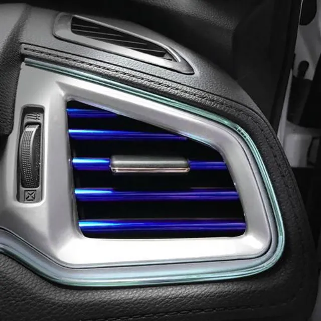10ks 20cm univerzální zásuvka klimatizace do auta Dekorativní lišty ve tvaru písmene U Dekorativní lišty pro styling autodoplňky