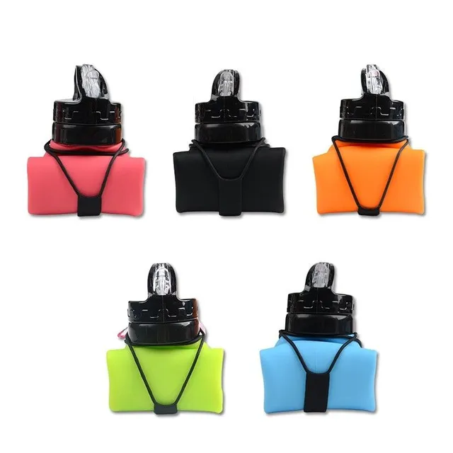 Folding sports bottle