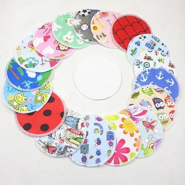 Colored breast pads - 12 pcs