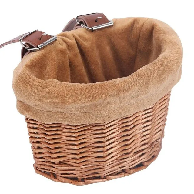 Baby bike basket with lining