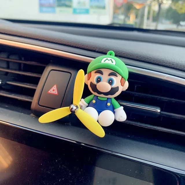 Stylowy samochodowy odświeżacz powietrza w motywach popularnych postaci Super Mario