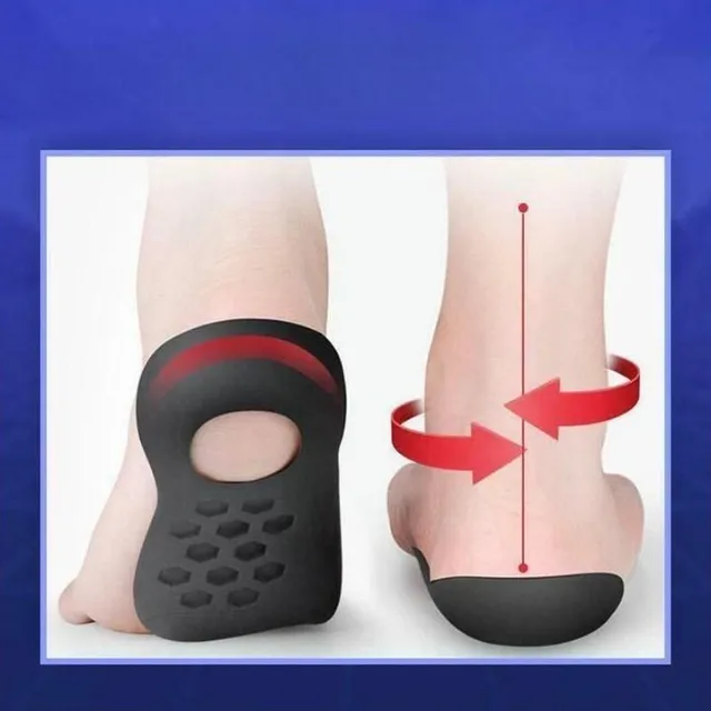 Orthopaedic shoe inserts - for flat foot arch