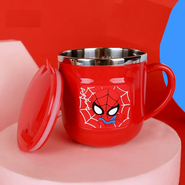Piękny kubek dla dzieci z bajkowymi motywami Spiderman 2