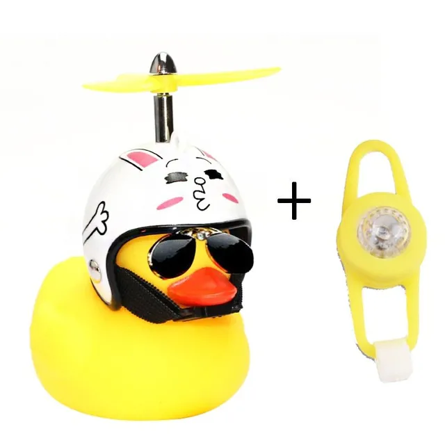 Funny lighted bicycle bell with duck motif Bente