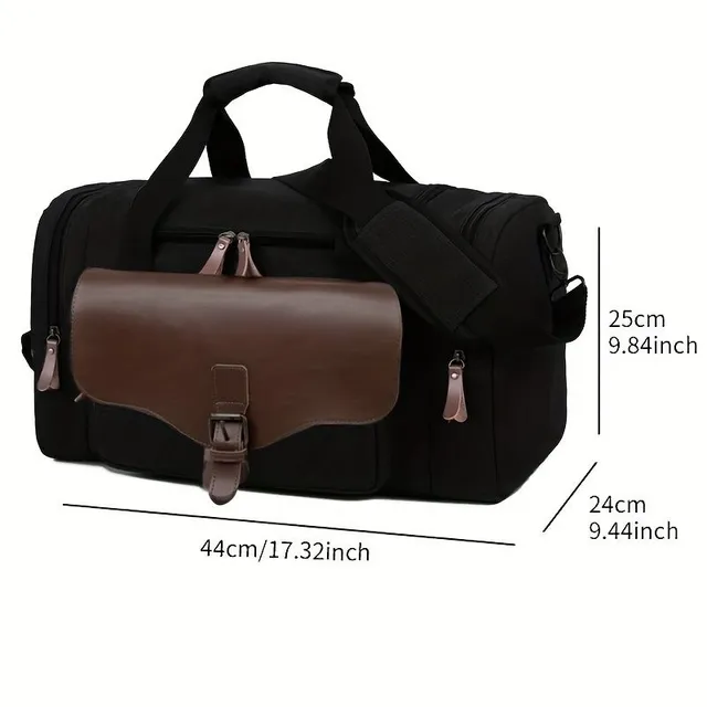 Large-volume canvas travel bag with wheelchair pocket - companion for your adventure